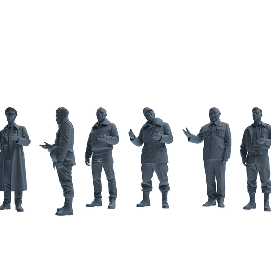MRY-SFW SSTR101 Miniatures Soldier Model Kit Enemy at Stalin – LCD 3D printed resin model kit, image 1