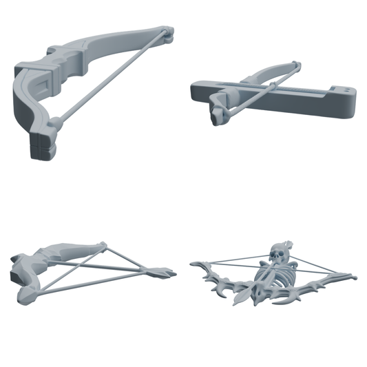 MRY-SFW LYGS441 Multi-style Crossbow Weapon Modern Model 4 pcs