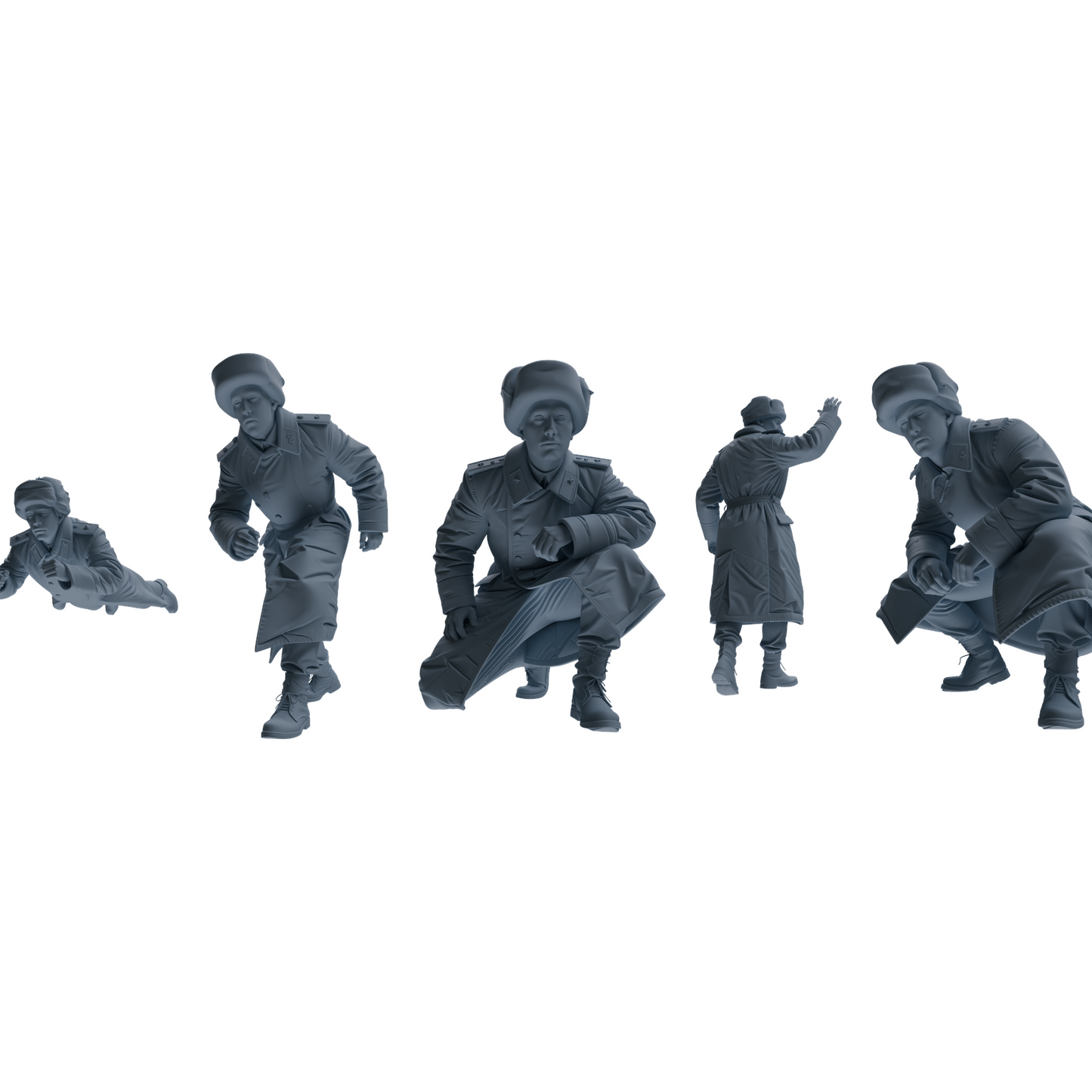 MRY-SFW LYGR645 WWII Soviet Union Five-Person Ambush Group