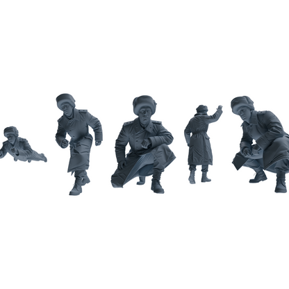 MRY-SFW LYGR645 WWII Soviet Union Five-Person Ambush Group