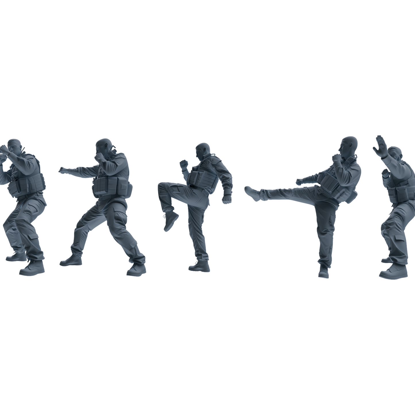 MRY-SFW LYGR624 Modern U.S. Army Five-Person Combat