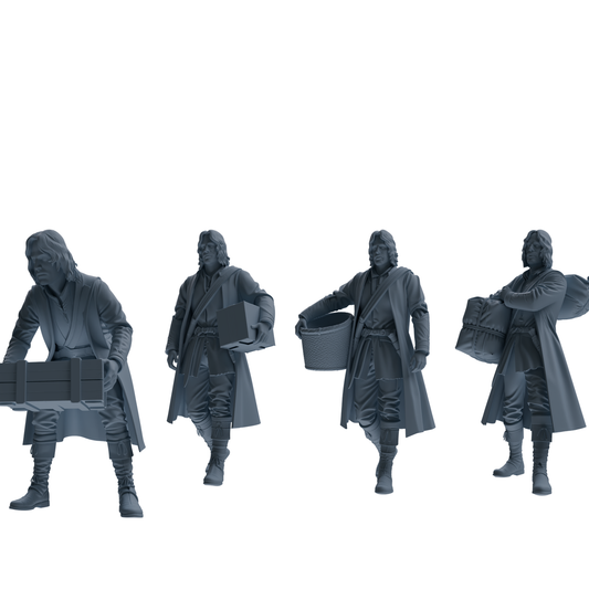 MRY-SFW SSTR270 Medieval Ranger Carrying Four-Person Group