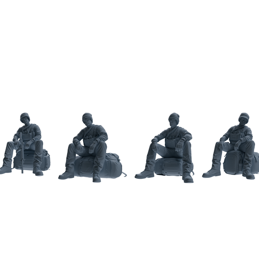 MRY-SFW SSTR386 Modern U.S. Special Forces Rest 3 Four-Person Group