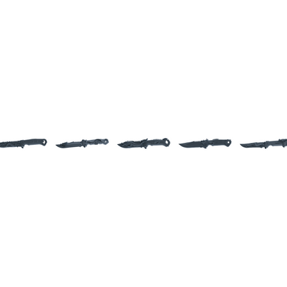 MRY-SFW LYGS401 Dragon Pattern Tactical Knife Weapon Modern Model 5 pcs