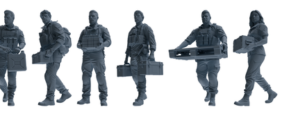 MRY-SFW SSTR009  Modern Navy SEAL Six-Person Logistics Group
