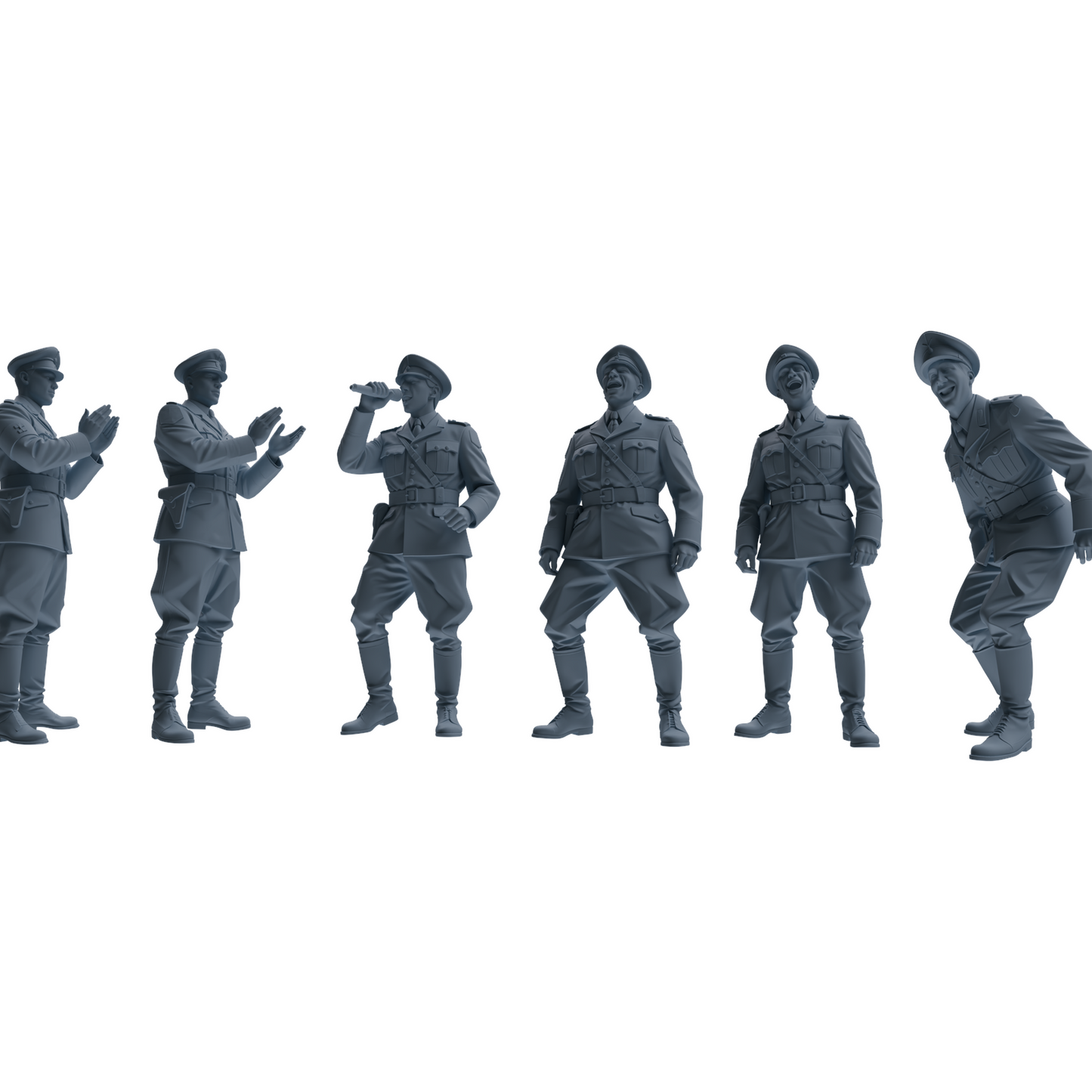 MRY-SFW LYGR588 WWII French Army Six-Person Entertainment Group