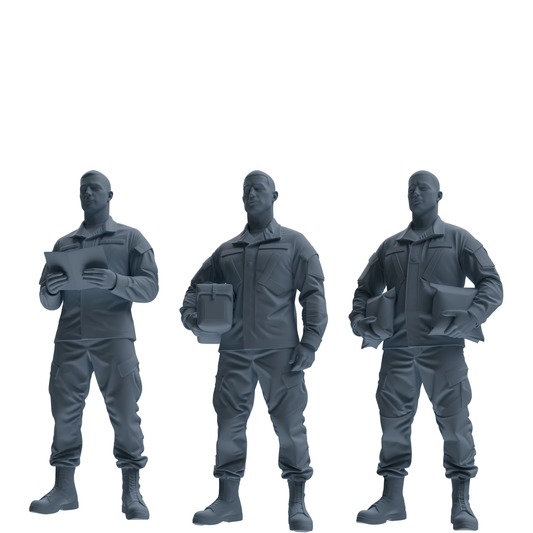 MRY-SFW SSTR246 Modern U.S. Army Logistics Soldier Picnic Th – LCD 3D printed resin model kit, image 1