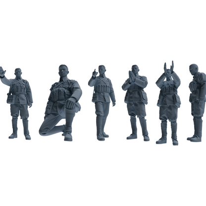 MRY-SFW LYGR610 Historical People's Liberation Army Six-Person Command Group