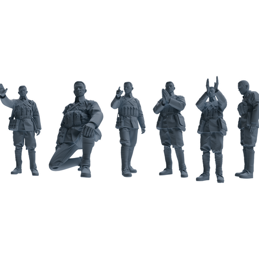 MRY-SFW LYGR610 Historical People's Liberation Army Six-Person Command Group