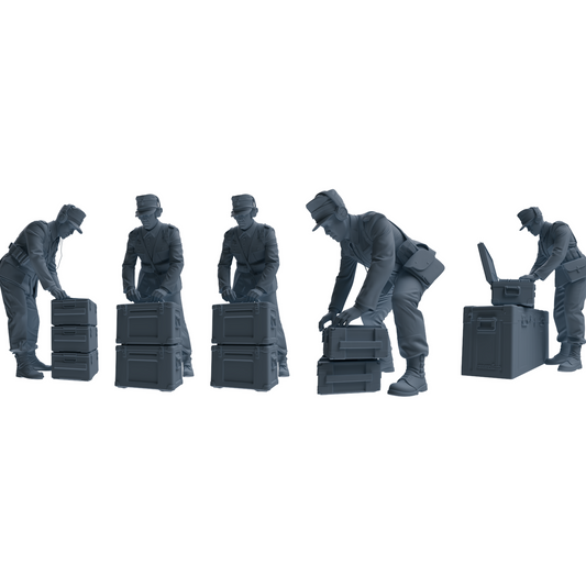 MRY-SFW LYGR647 WWII Mine Soldier Five-Person Organizing Group