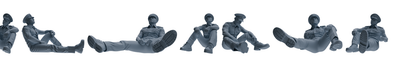 MRY-SFW LYGR770 Modern Hong Kong Police Seven-Person Rest Group