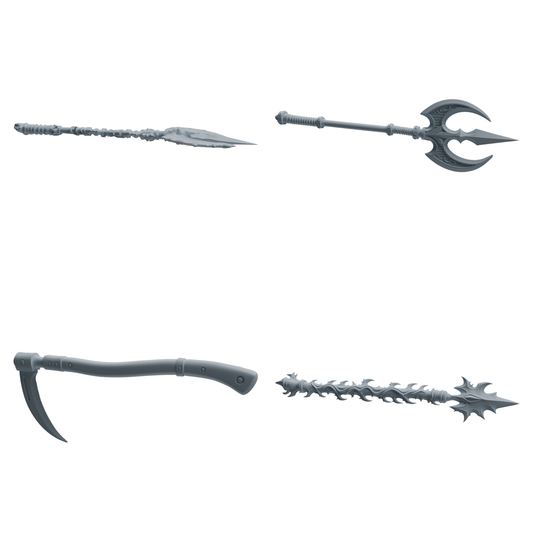 MRY-SFW LYGS418 Multi-style Weapon Modern Model 4 pcs