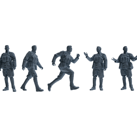 MRY-SFW LYGR606 Historical People's Liberation Army Five-Person Daily Routine