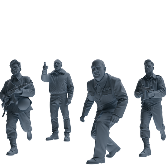 MRY-SFW SSTR106 Miniatures Soldier Model Kit Enemy at Stalin – LCD 3D printed resin model kit, image 1