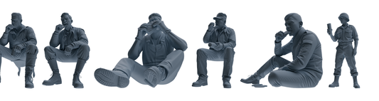 MRY-SFW SSTR041 Miniatures Soldier Model Kit Fury Sherman Ta – LCD 3D printed resin model kit, image 1