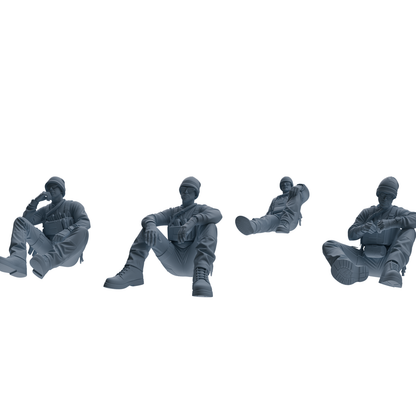 MRY-SFW SSTR385 Modern U.S. Special Forces Rest 2 Four-Person Group