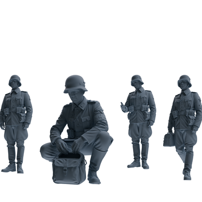 MRY-SFW SSTR217 WWII German Medic Four-Person Group