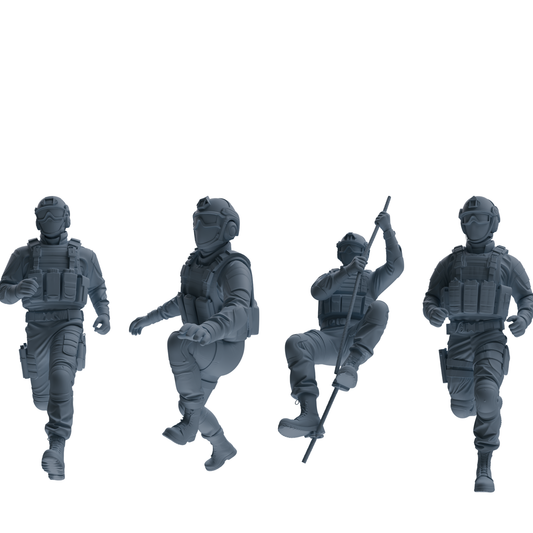 MRY-SFW SSTR356 Modern American Mercenary Training Four-Person Group