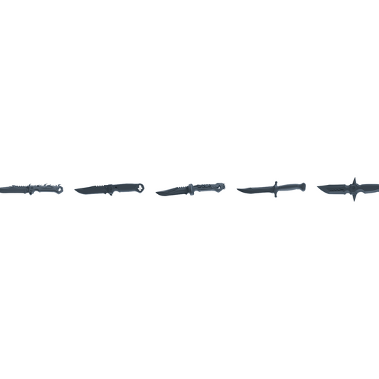 MRY-SFW LYGS387 Tactical Knife Weapon Modern Model 5 pcs