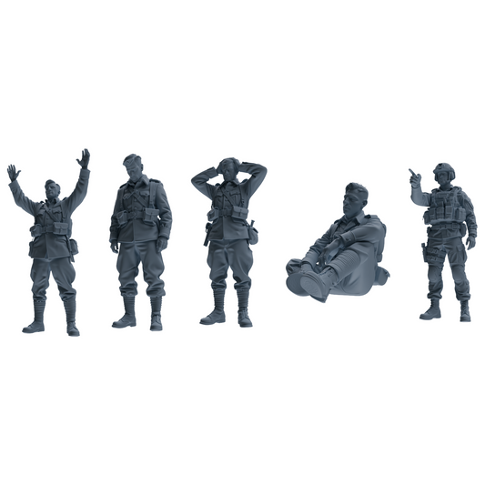 MRY-SFW SSTR197 Miniatures Soldier Model Kit Multi-Pose Sold – LCD 3D printed resin model kit, image 1