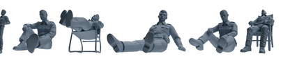 MRY-SFW LYGR679 Los Angeles Patrol Police Six-Person Rest Group