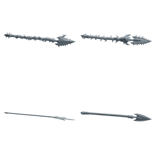 MRY-SFW LYGS415 Decorative Spear Weapon Modern Model 4 pcs