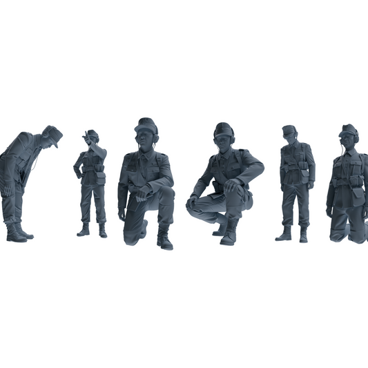 MRY-SFW LYGR652 WWII Mine Soldier Six-Person Cursing Group