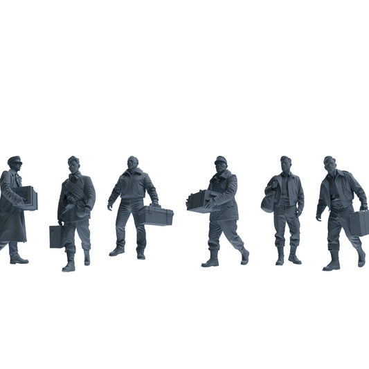 MRY-SFW SSTR100 Miniatures Soldier Model Kit Enemy at Stalin – LCD 3D printed resin model kit, image 1