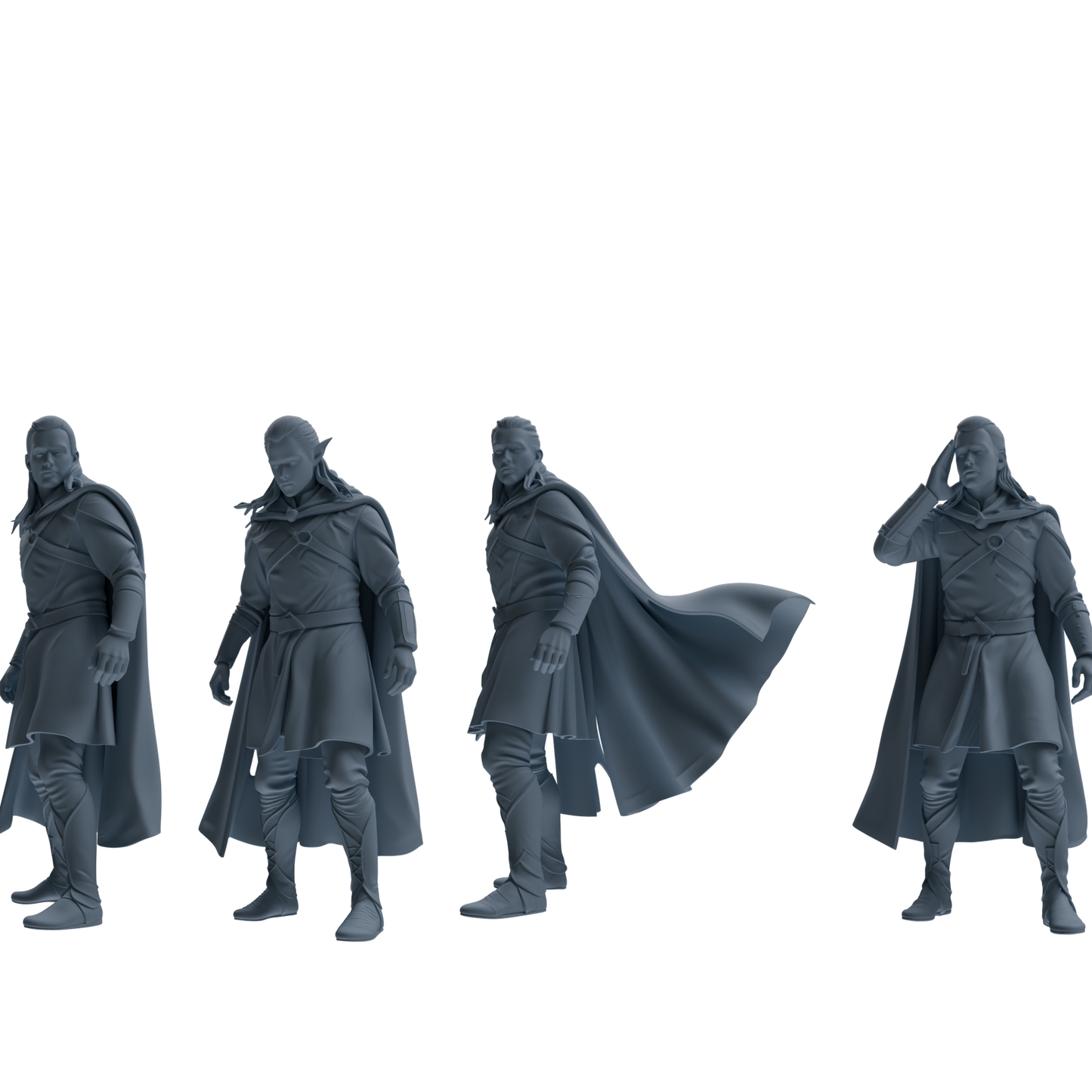 MRY-SFW SSTR310 Medieval Elf-King Garrison Four-Person Group