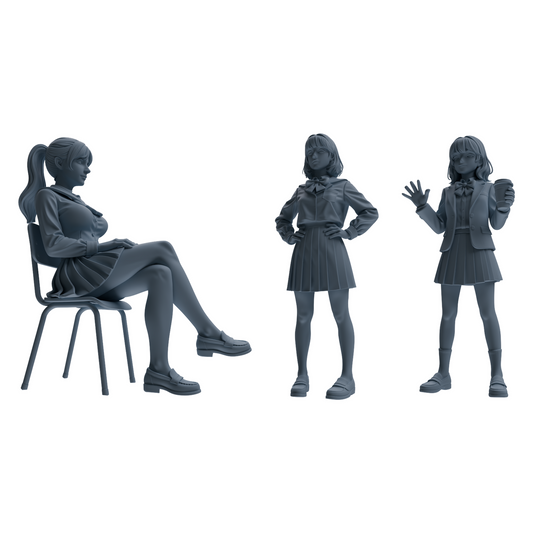 MRY-SFW LYTR896 School Uniform Girl Modern Model 3 pcs