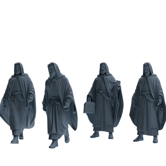 MRY-SFW SSTR291 Medieval Merlin Wizard Patrol Four-Person Group