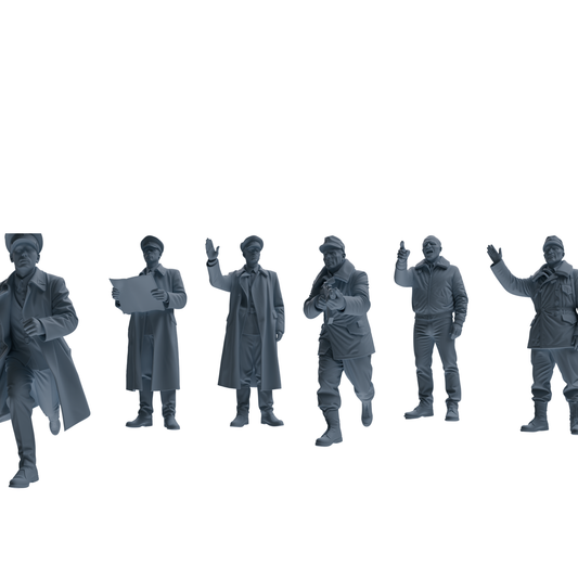 MRY-SFW SSTR109 Miniatures Soldier Model Kit Enemy at Stalin – LCD 3D printed resin model kit, image 1