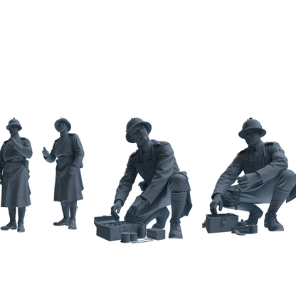 MRY-SFW SSTR263 WWI French Medic Four-Person Group