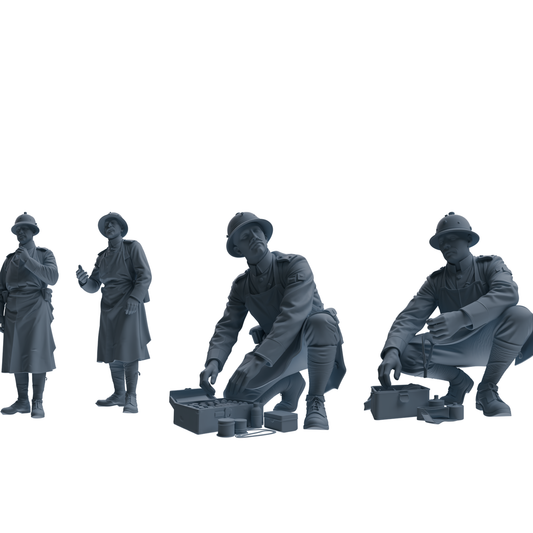 MRY-SFW SSTR263 WWI French Medic Four-Person Group