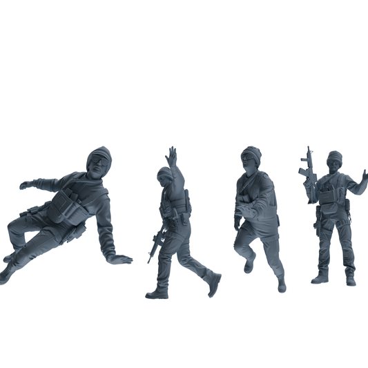 MRY-SFW SSTR392 Modern U.S. Special Forces Combat 3 Four-Person Group