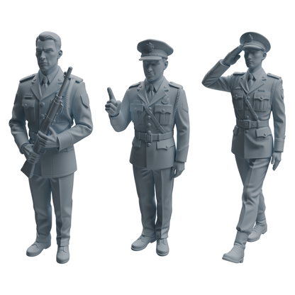MRY-SFW LYTR948 Battlefield Duty Man Character Modern Model 3 pcs