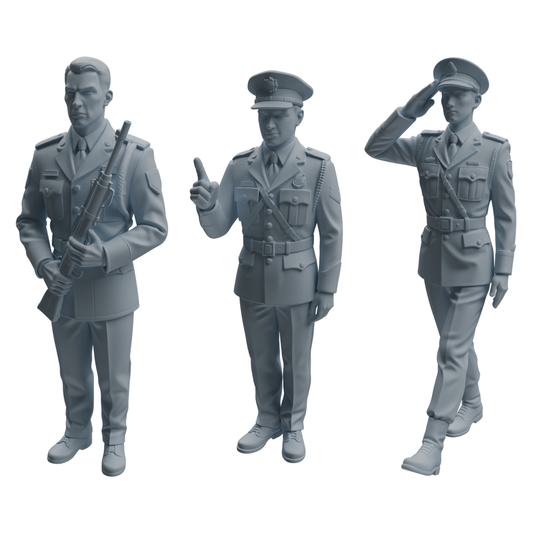 MRY-SFW LYTR948 Battlefield Duty Man Character Modern Model 3 pcs
