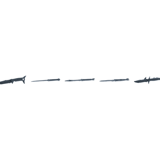 MRY-SFW LYGS396 Slender Knife Weapon Modern Model 5 pcs
