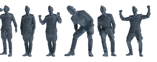 MRY-SFW LYGR735 WWII Soviet Army War Scene Six-Person Entertainment Group