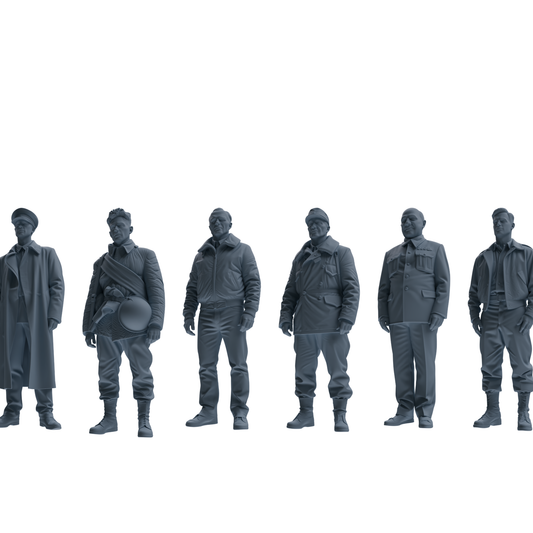 MRY-SFW SSTR110 Miniatures Soldier Model Kit Enemy at Stalin – LCD 3D printed resin model kit, image 1