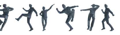 MRY-SFW LYGR733 WWII Soviet Army War Scene Six-Person Dancing Group