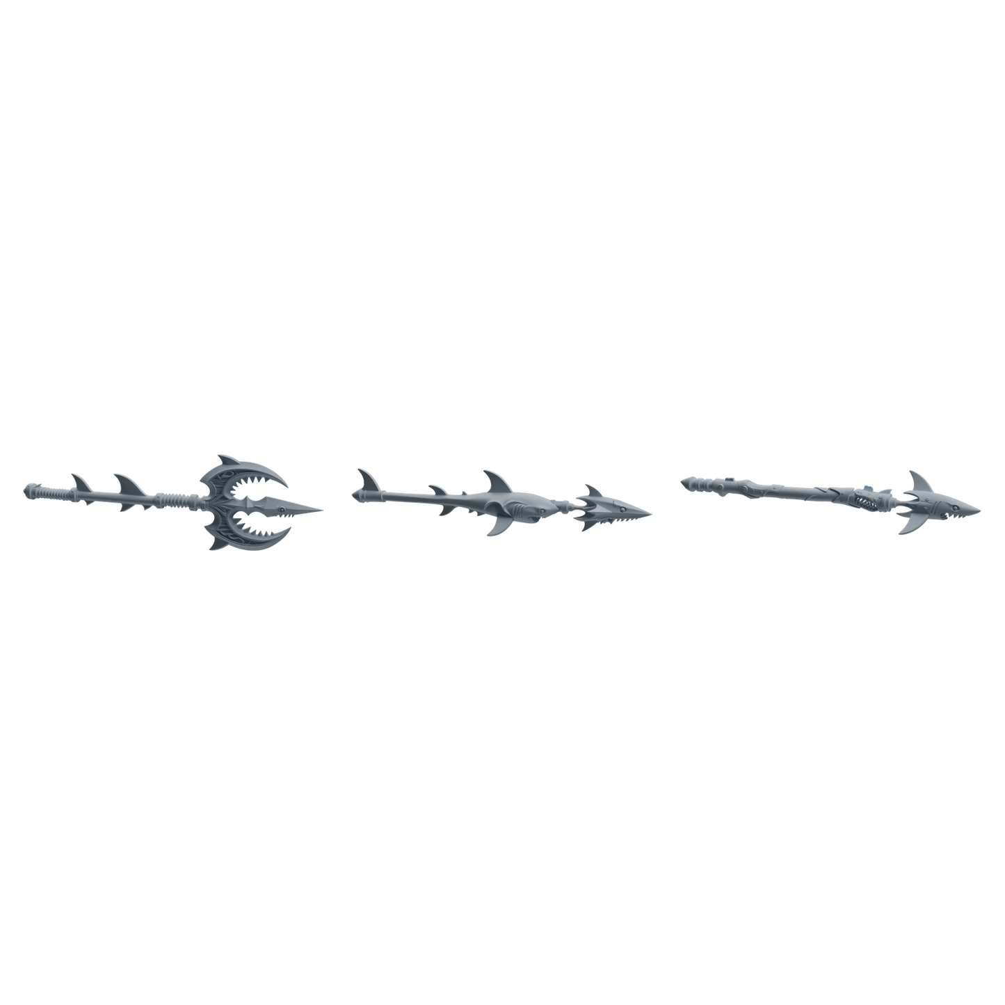 MRY-SFW LYGS428 Shark Shaped Decorative Weapon Modern Model 3 pcs