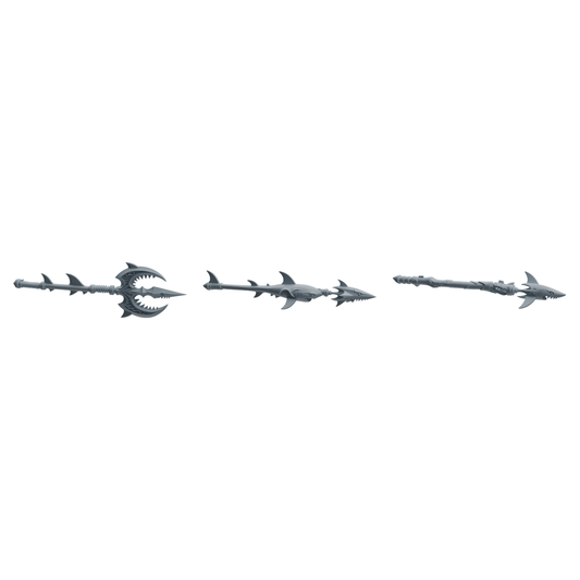 MRY-SFW LYGS428 Shark Shaped Decorative Weapon Modern Model 3 pcs
