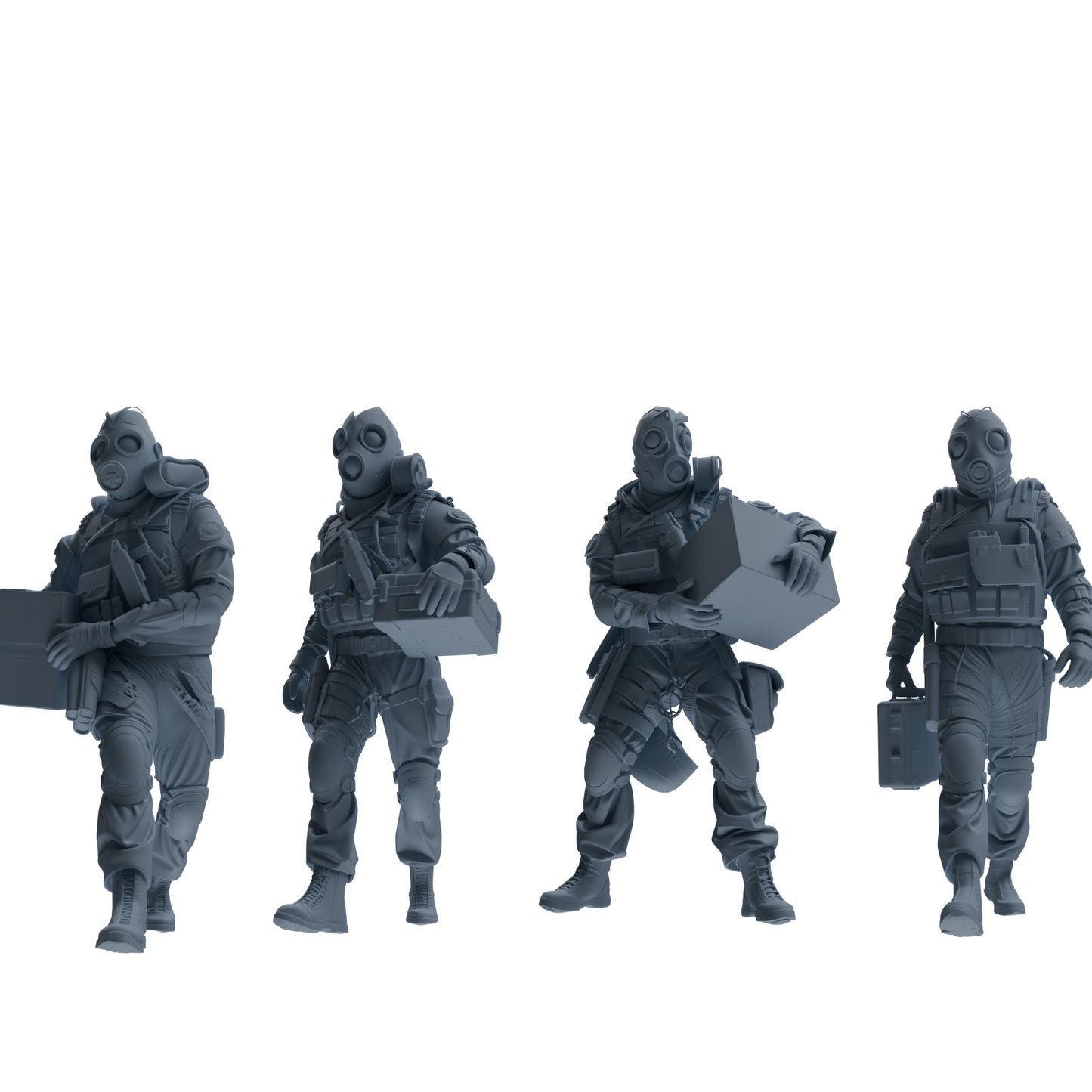 MRY-SFW SSTR311  Modern Counter-Terrorism SWAT Breacher Logistics Four-Person Group