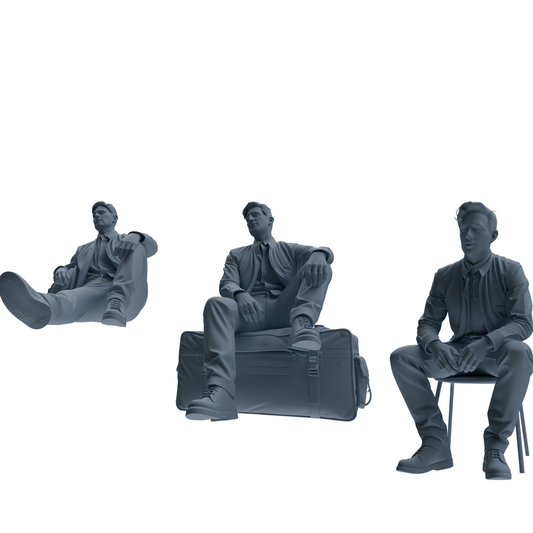 MRY-SFW SSTR143 Miniatures Soldier Model Kit War of Hyenas M – LCD 3D printed resin model kit, image 1