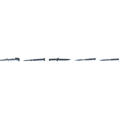 MRY-SFW LYGS393 Multi-Style Dagger Weapon Modern Model 5 pcs