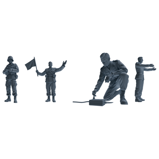 MRY-SFW SSTR190 Miniatures Soldier Model Kit Demolition Comm – LCD 3D printed resin model kit, image 1