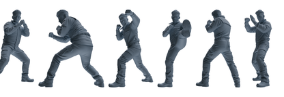 MRY-SFW LYGR684 Modern U.S. Military Six-Person Combat Group