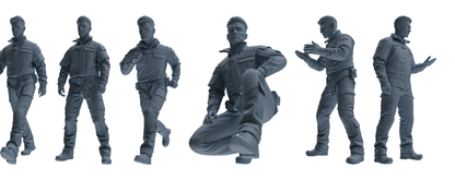 MRY-SFW LYGR689 Modern U.S. Military Six-Person Daily Routine