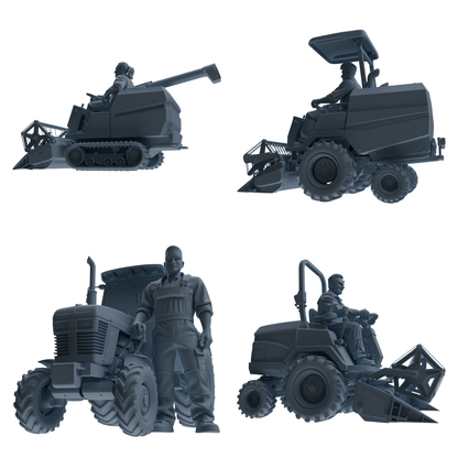 MRY-SFW LYTR909 Farm Machinery Operator with Harvester Modern Model 4 pcs